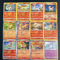 12 Ponyta Rapidash Pokemon TCG 🔥🔥🐎🐴 Collection Cute Horse mixed Lot - Image 1
