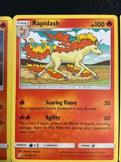 12 Ponyta Rapidash Pokemon TCG 🔥🔥🐎🐴 Collection Cute Horse mixed Lot - Image 3