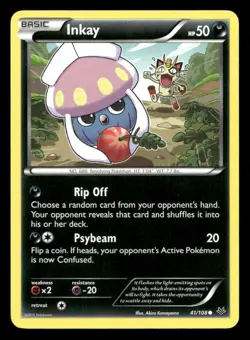 Inkay 41/108 Roaring Skies NM/M Pokemon - Image 1