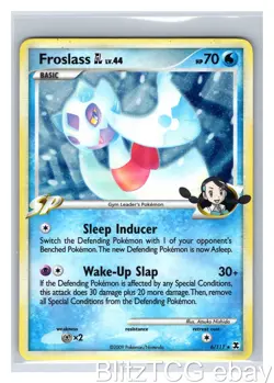 Froslass GL RR 6/111 Rising Rivals Pokemon Holo Rare HP - Image 1