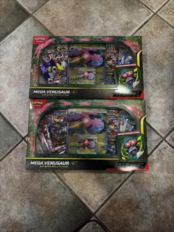 Pokemon Sealed Lot. Mega Venusaur Ex Premium Collection (2).Fast Shipping. Bonus - Image 1