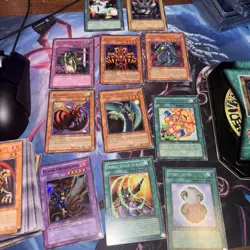 Yu Gi Oh 1996 Collectible Tin Gold Trading Card Game Bulk Lot With Tin - Image 4