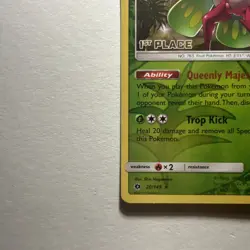 Pokemon TCG Tsareena 20/149 1st Place League Challenge Promo Sun & Moon Base Set - Image 5