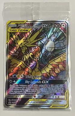 Moltres Zapdos Articuno GX Tag Team Promo SM210 Sealed NM - Image 1