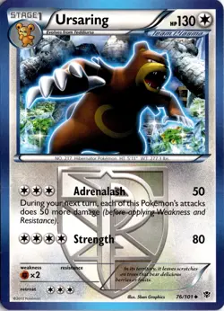 Ursaring (Team Plasma) 76/101 Plasma Blast Pokemon Card TCG - Image 1