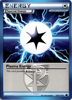 Plasma Energy (Team Plasma) 106/116 Plasma Freeze Pokemon Card TCG - Image 1