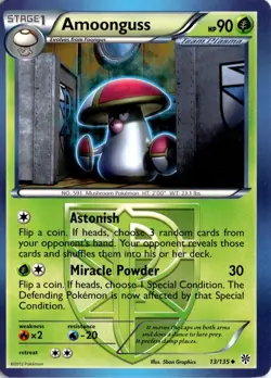 Amoonguss (Team Plasma) 13/135 Plasma Storm Pokemon Card TCG - Image 1