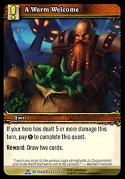 Heavy Play WoW TCG A Warm Welcome Servants of the Betrayer World of Warcraft - Image 1