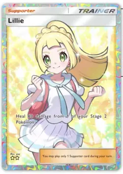 Pokemon TCG Pocket - Lillie - 2⭐ Trainer Card - English - Fast - Deluxe Pack Ex - Image 1
