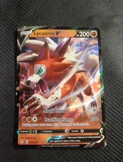 Lycanroc V - 091/203 - Ultra Rare - Evolving Skies - Pokemon Card - NM/M - Image 1