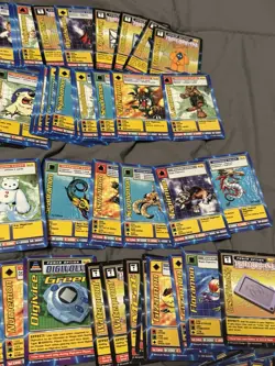 Digimon Series 1 & 2 Non Holo 145 Card Lot! Digi-Battle Series 1 & 2 (#5) - Image 4