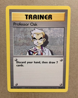 Professor Oak 88/102 Base Set - Uncommon Pokemon Card - NM/Mint - Image 1