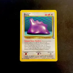 Ditto Pokemon TCG Fossil Non-Holo 18/62 NM Pokemon Card WOTC Original 151 🫠 - Image 1