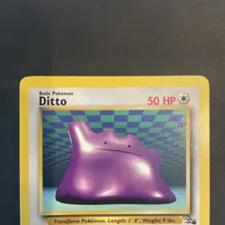 Ditto Pokemon TCG Fossil Non-Holo 18/62 NM Pokemon Card WOTC Original 151 🫠 - Image 2