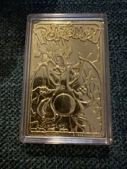 Pokemon Special Edition 23 karat Gold Plated Trading Card #06 Charizard - Image 2