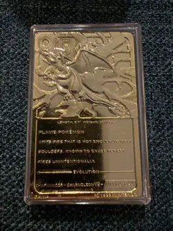 Pokemon Special Edition 23 karat Gold Plated Trading Card #06 Charizard - Image 3