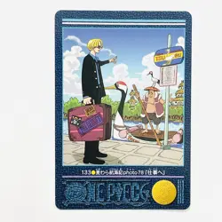 ONE PIECE VISUAL ADVENTURE Card 133 Sanji Bandai Carddass 2001 - Image 1
