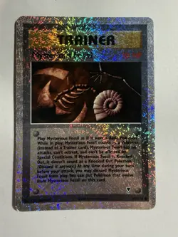 Mysterious Fossil Reverse Holo #109 Legendary Collection 2002 Pokemon Card LP+ - Image 1