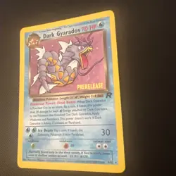 🌊 Dark Gyarados 8/82 - Team Rocket PRERELEASE Promo - WOTC Holo Pokemon Card - Image 2