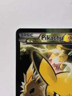 2016 Pokemon XY Black Star Promo Pikachu EX #XY124 Full Art Holo Card - Image 4