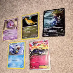 Pokemon TCG 5-Card Lot Gengar Dragonite Oshawott Xerneas-EX WC 2019 Holo - Image 2