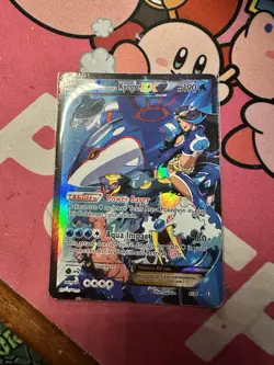 Pokemon TCG Team Aqua's Kyogre EX Double Crisis Holo Card 6/34 LP-MP Condition - Image 1
