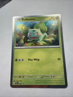 Bulbasaur 046 Black Star Promo Holo Scarlet & Violet 151 Pokemon TCG Card NM - Image 1