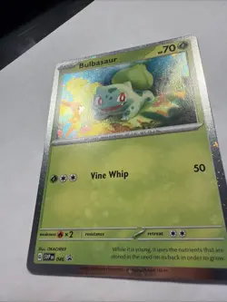 Bulbasaur 046 Black Star Promo Holo Scarlet & Violet 151 Pokemon TCG Card NM - Image 2