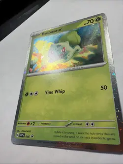 Bulbasaur 046 Black Star Promo Holo Scarlet & Violet 151 Pokemon TCG Card NM - Image 3