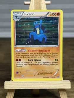 Lucario Holo Rare Legendary Treasures 80/113 - Pokemon TCG Card - Image 1