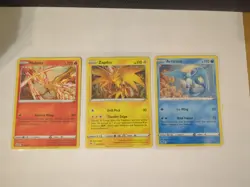 Articuno Moltres Zapdos - SWSH Holo Rare Set Lot - Pokemon Card - NM - Image 1