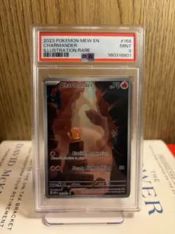Pokemon Charmander TCG #168/165 Scarlet & Violet 151 Card PSA 9 - Image 1