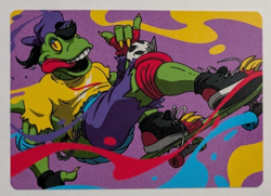 Mondo Gecko Art Series Card (26/54) - TMNT Ninja Turtles, Magic MtG, NM! - Image 1