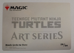 Mondo Gecko Art Series Card (26/54) - TMNT Ninja Turtles, Magic MtG, NM! - Image 2