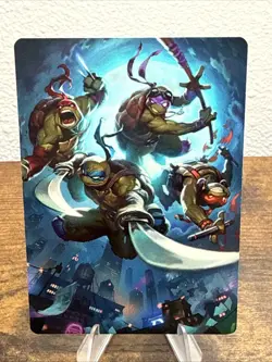 Heroes in a Half Shell Art Card - Art Series: Teenage Mutant Ninja Turtles - Image 1