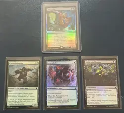 MTG Marvel Super Heroes Modok Foil Legendary Rare Near Mint + 3 Foils - Image 1