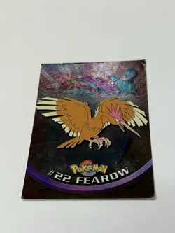 Fearow #22 Topps Blue Logo Foil Pokemon Card MP - Image 1