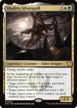 Shadrix Silverquill - 330 - NM - Commander: Secrets of Strixhaven - Image 1