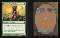 MTG Magic the Gathering 1x SP Elves of Deep Shadow - Ravnica FREE SHIPPING - Image 1