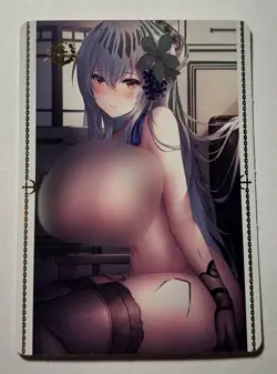 SEXY HEROINE WAIFU Illustrious AZUR LANE ACG PREMIUM TRIM HOLOFOIL CARD NM - Image 1