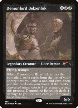 MTG - Demonlord Belzenlok (Foil Etched) [Secret Lair Drop Series] Foil - Image 1