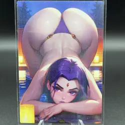 Raven Anime Waifu Card Doujin ACG Goddess Holo - Image 2