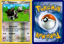 Zigzagoon 111/160 Primal Clash Pokemon TCG Reverse Holo C NM - Image 3