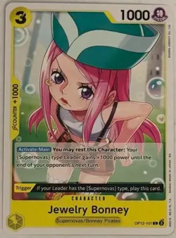 Jewelry Bonney OP12-101 C Legacy of the Master One Piece Card Game NM/M - Image 1