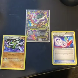Pokemon TCG M Gallade EX Full Art Holo Rare Card 100/108 Roaring Skies - Image 1