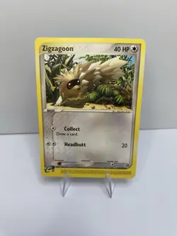 Zigzagoon 85/100 Common Sandstorm Pokemon TCG Lightly Played LP - Image 1