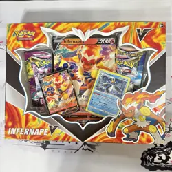 Pokemon TCG Infernape V Collection Box Sealed - FUSION STRIKE + LOST ORIGIN 820650851193 - Image 1