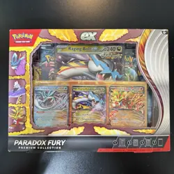 Pokemon TCG Paradox Fury Premium Collection Box [READ DESCRIPTION] *Damaged Box* - Image 1