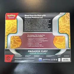 Pokemon TCG Paradox Fury Premium Collection Box [READ DESCRIPTION] *Damaged Box* - Image 2