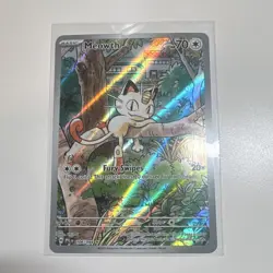 Meowth 106/094 Phantasmal Flames Shiny Rare Holo English - Image 3
